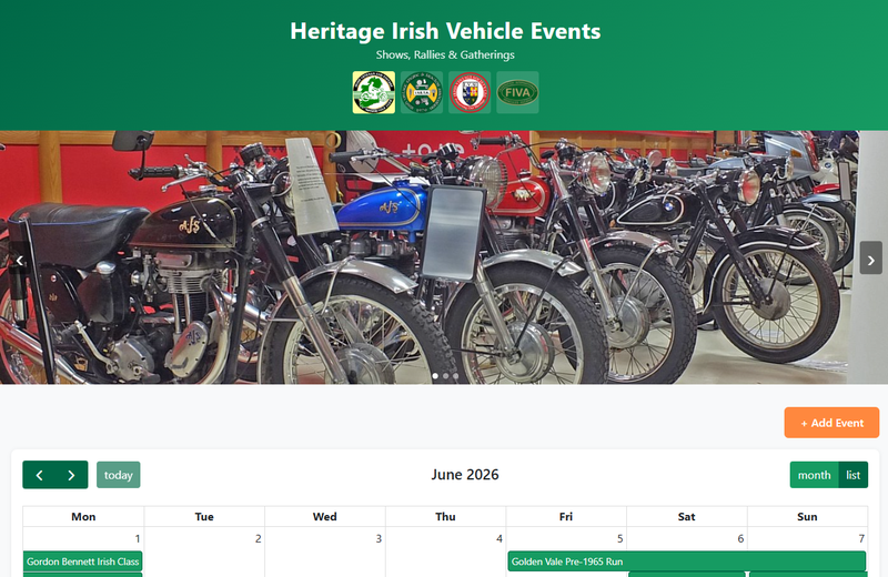 Heritage Irish Vehicle Events
